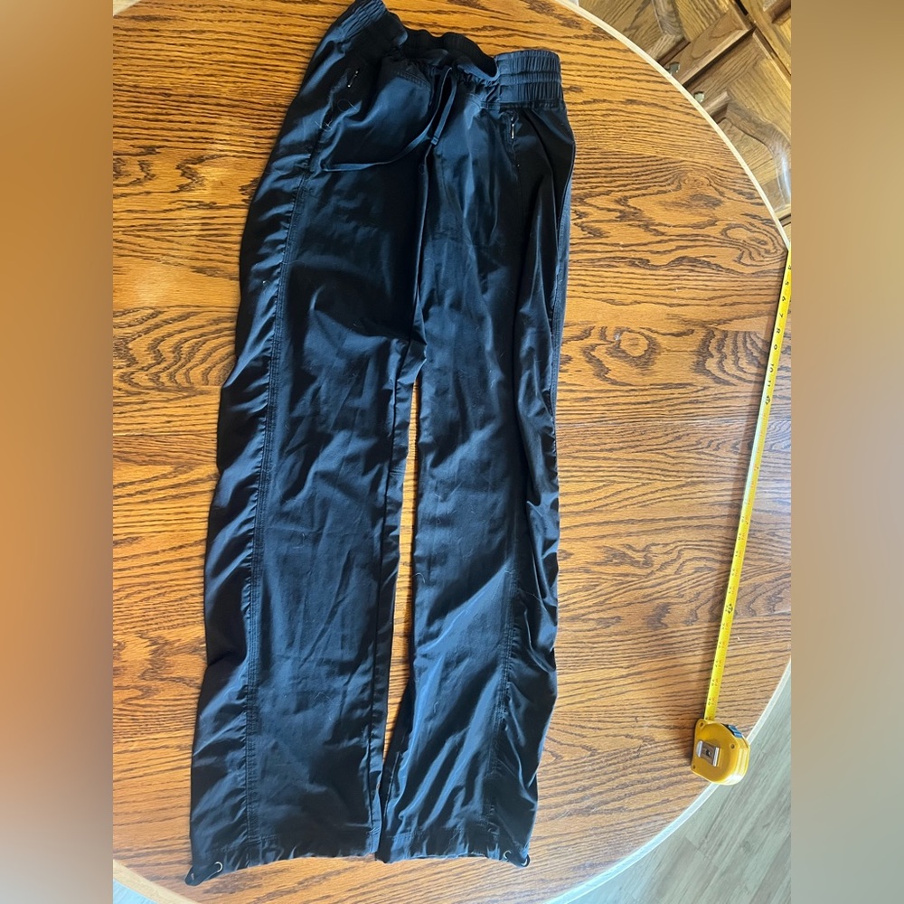Black Satin Pants